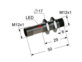 Индуктивный датчик ВБИ-М12-50Р-2111-С.51(Upg)