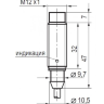 Индуктивный датчик ISNm FF2B8-31N-4-L