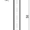 Габаритный чертеж ISN E11B-31N-2,5-L