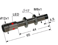 Индуктивный датчик  ВБИ-М08-65Р-2112-С.51(3мм)(Upg)