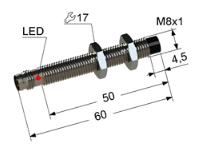 Индуктивный датчик ВБИ-М08-60Р(с3)-2122-С.51(Upg)	