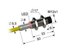 Индуктивный датчик ВБИ-М12-50У-2112-С.51(Upg)