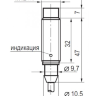 Индуктивный датчик ISNm FK2B8-31N-4-250-LP