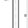 Габаритный чертеж ISN E12B-21-2,5-LP