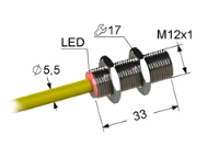 Индуктивный датчик ВБИ-М12-34У-1121-З(Upg)