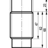 Габаритный чертеж ISN E91A-019G-18-L