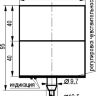 Габаритный чертеж ISN HF6A5-01G-R50E-L