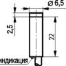 Габаритный чертеж ISN HS0B-31P-2,5-L