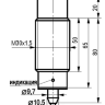Индуктивный датчик ISN EF81A-11G-15-LZ-C