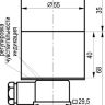 Габаритный чертеж CSN HT5A5-31N-40-LZ